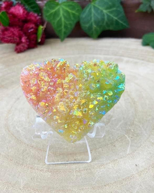 Aura Quartz Heart