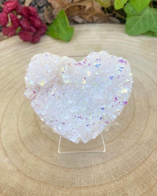 Angel Aura Quartz Heart