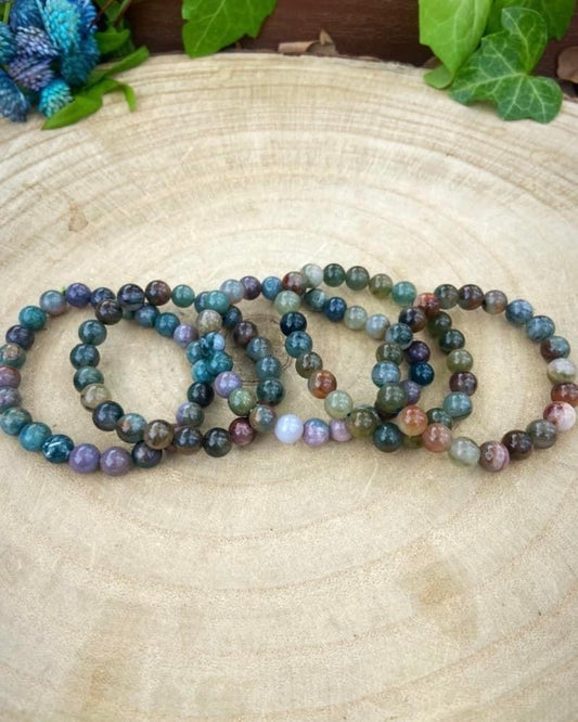 Indian Moss Agate Bracelets 8mm