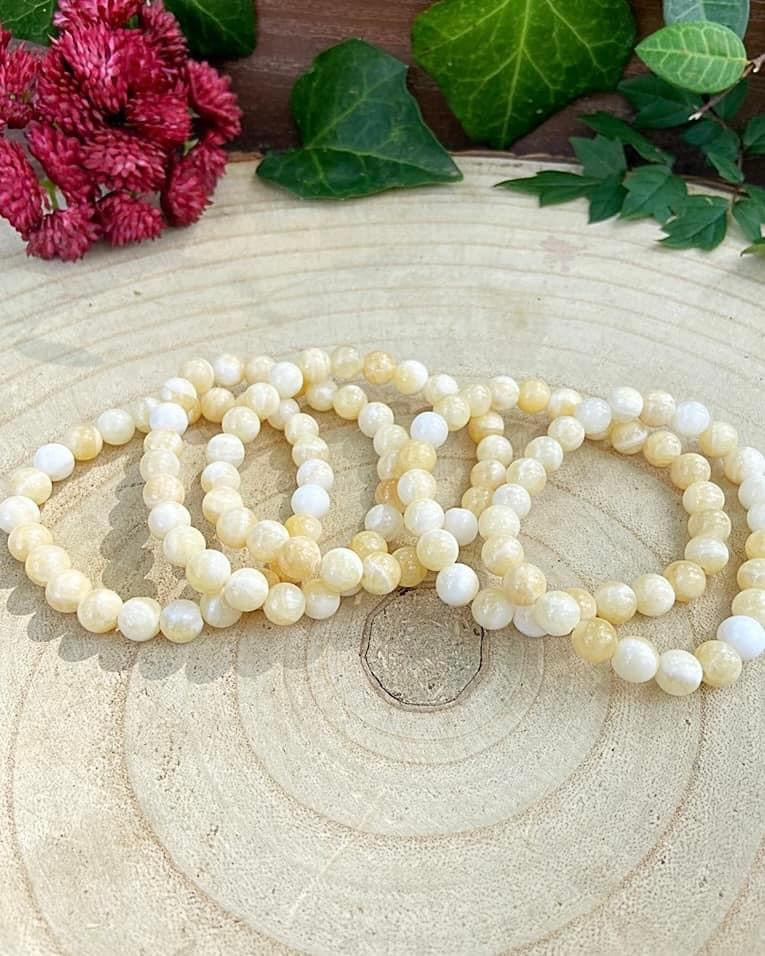 Orange Calcite Bracelets 8mm