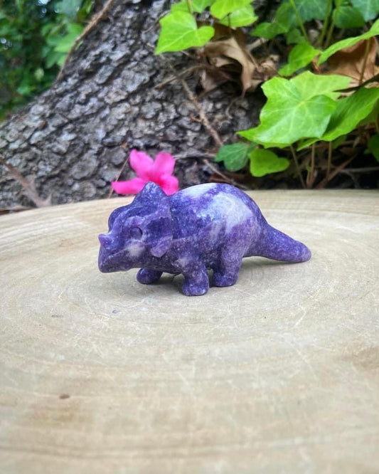 Lepidolite Triceratops