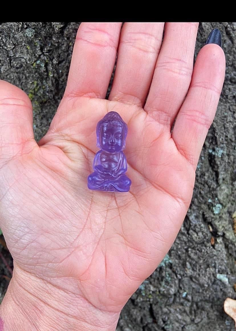Fluorite Buddha