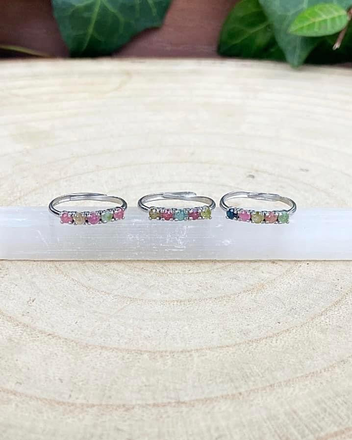 Mixed Tourmaline Rings