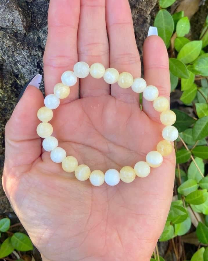 Orange Calcite Bracelets 8mm